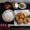 官兵衛 - 料理写真:鶏もも唐揚げ定食