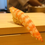 鮨 一二郎 - バンジー車海老✩*。