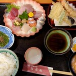 地魚料理 なぶら - なぶら膳二品コース＠2500円