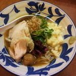 鳥そば 真屋 - 2013　「ｱｺﾞ冷やしそば」