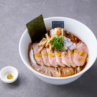 Duck✖Chicken✖Pork Grilled duck ramen with yuzu flavor (soy sauce or salt)