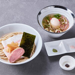 Tsuchi No Tomi - 鴨×鶏✖豚出汁 きのこ香る味玉塩つけ麺