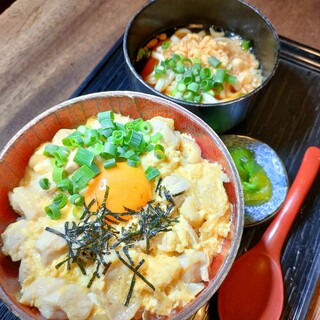 Marudori Hompo Tsutaya - 親子丼セット 1100円