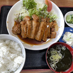 Shimodewa Uchiyamaya - ポークソテー定食　1,100円