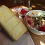 「モーニングセット」アップ