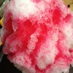 昔ながらのかき氷　いちご