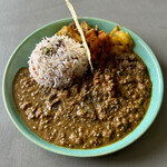 Spice curry mokuromi - カレー2種 ポーク・実山椒ラムキーマ2023（ダブル）