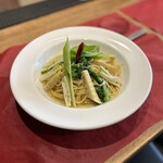 Dining Bar ONE - 旬野菜のペペロンチーノ(筍)