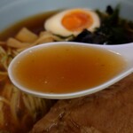 関取ラーメン 竜軒 - スープ