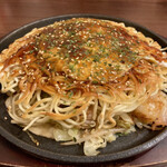 Hiroshima Fuu Okonomiyaki Marokichi - 海鮮のやつ　1300円