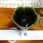 川蝉 - お通しのうどの胡麻和え201306