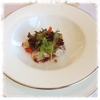 レストラン シャンボール - 『タコの湯引きと野菜のマリネ サラダ仕立て ルビーグレープフルーツと共に アンチョビとケイパーソース』
