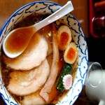 ヱビスヤ - チャーシュー麺味玉トッピング