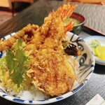 天ぷら・とんかつ　天心 - 海老天丼