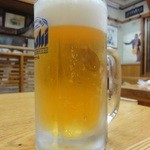 喜多八 - 生ビール（サービス^^;）