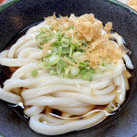 枡うどん - ぶっかけうどん（冷）小。コシ強めで、美味しかったです。