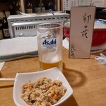 Hanashinobu - ビール飲んで、卯の花も食べてからの撮影