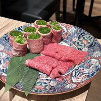 黄金出汁しゃぶと江戸前寿司 肉のあさつ 梅田お初天神店 - 