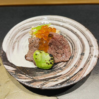 肉割烹ふたご 北新地店 - 和牛フィレ肉と湯葉油煮