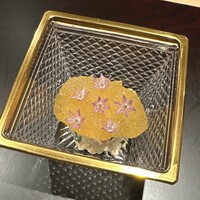 料理屋 植むら - 毛蟹　汲み上げ湯葉　芹　ポン酢ジュレ