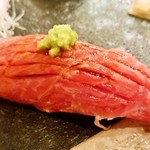 寿し ひでたか - 筋きりが見事な腹トロ