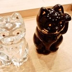 寿し ひでたか - バカラの招き猫