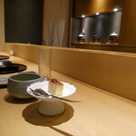 天冨良 麻布よこ田 - デザートは抹茶とプリン