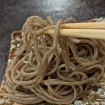 蕎麦おさめ - 玄挽きを手繰る