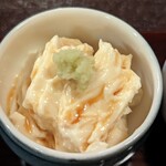 蕎麦おさめ - 「生湯葉刺し」