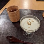 蕎麦おさめ - 甘味は「蕎麦茶プリン」