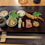 蕎麦おさめ - 「八寸」一式