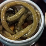 蕎麦おさめ - 「ぜんまい煮」