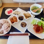 あおもり万華堂 - 料理写真:雑穀ランチの品数は多めですミャ