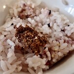 あおもり万華堂 - ごはんはおかわりしましたミャ。