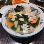 菜香新館 - 五目そば(塩味)