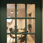 Healthy Dining ALMA grande - コーポレートカラーのエメラルドグリーンの扉を開けると・・・