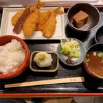 京ばし松輪 - 京ばし松輪のアジフライ定食