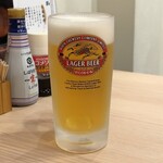 ニュータコイチ - キリンラガー生ビール(お得ジョッキ５００ml)