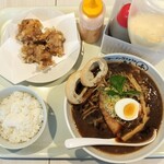 札幌篠路 ラーメンStyle 丸ふ - サバブラック醤油セット