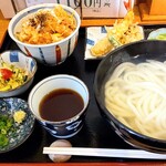 さぬきうどん 福梅 - Cセット（釜揚げうどん）