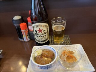 Sekitei - ビール、突き出し