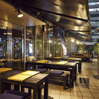 テラス席はペット可能です。