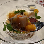 プチレストラン ブーケ・ド・フランス - 鮑と海鞘のコンソメジュレ