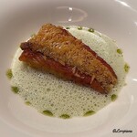 プチレストラン ブーケ・ド・フランス - 甘鯛の鱗焼 ジュ･ド･コキヤージュ