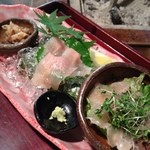 日登美山荘 - 岩魚のお刺身