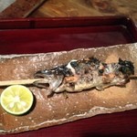 日登美山荘 - 岩魚の塩焼き