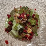 プチレストラン ブーケ・ド・フランス - ピスタチオのグラースとチョコレート