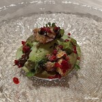 プチレストラン ブーケ・ド・フランス - ピスタチオのグラースとチョコレート