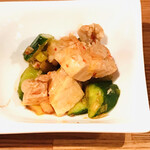 中国料理 堀内 - 鶏肉とキュウリのピリ辛