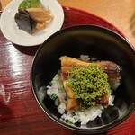 おかもと - 岡山の海鰻のうな丼　花山椒を添えて